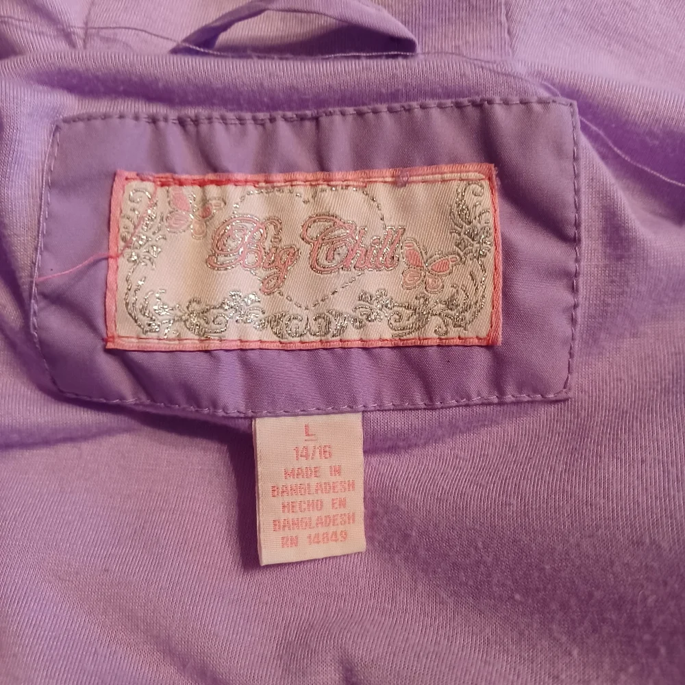 WOMEN'S VINTAGE 90'S BIG CHILL HOODED WINDBREAKER SIZE L 14/16 - Picture 6 of 14